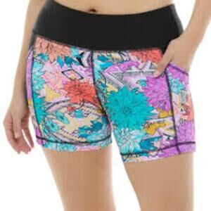 BODY GLOVE WOMEN'S BUZZ SPALSH SWIMMING COLORFUL SHORT SIZE XS BRAND NEW